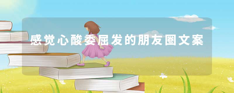 感觉心酸委屈发的朋友圈文案