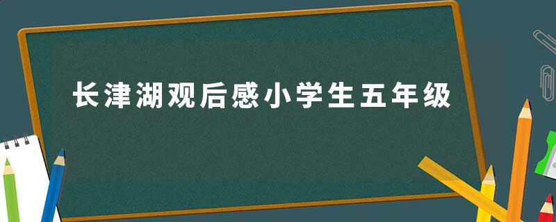 长津湖观后感小学生五年级