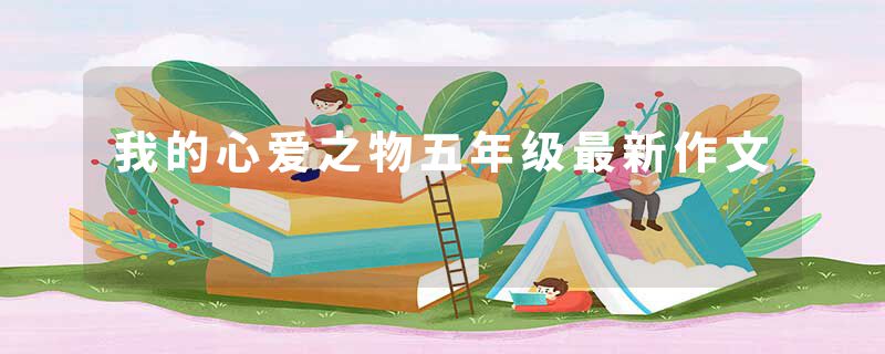 我的心爱之物五年级最新作文