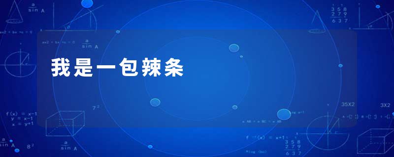 我是一包辣条