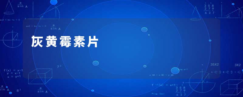 灰黄霉素片