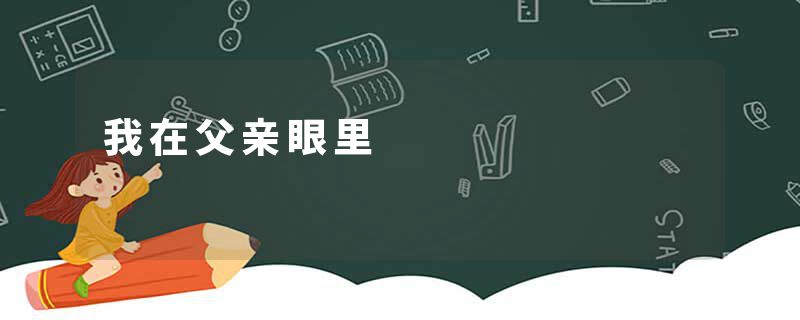 我在父亲眼里