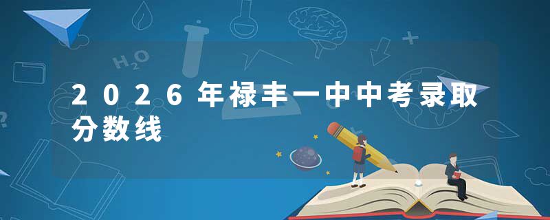2026年禄丰一中中考录取分数线