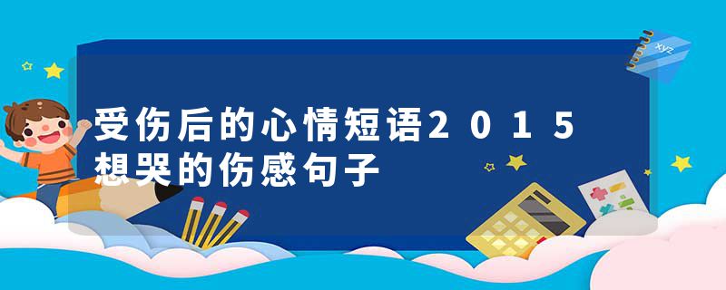 受伤后的心情短语2015 想哭的伤感句子