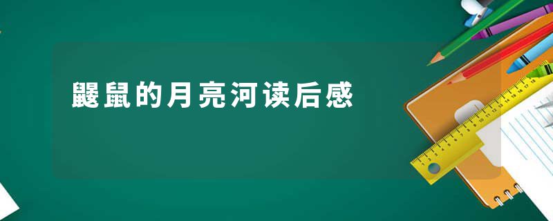 鼹鼠的月亮河读后感
