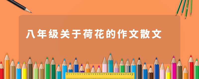 八年级关于荷花的作文散文